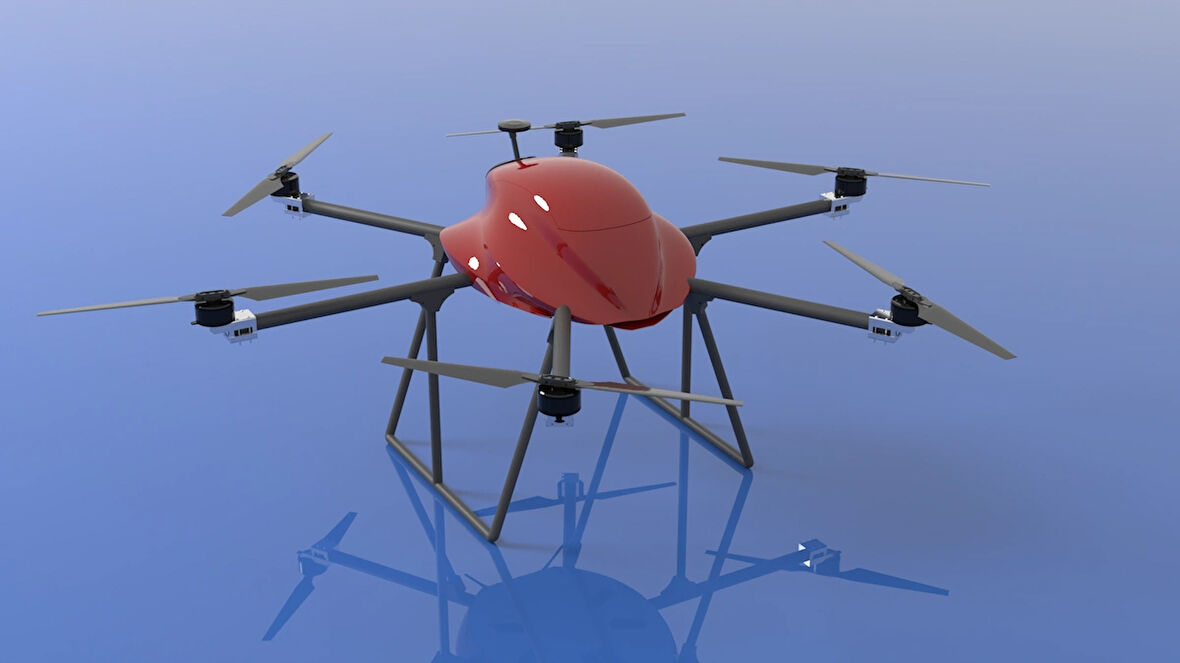 Quark V2 Endüstriyel Drone - 3 Bataryalı