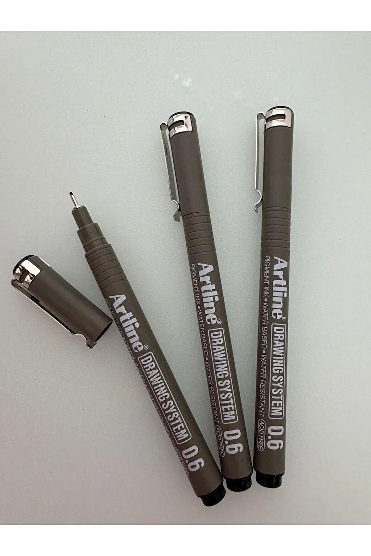 Çizim Kalemi 0.6 MM Siyah (3 adet)