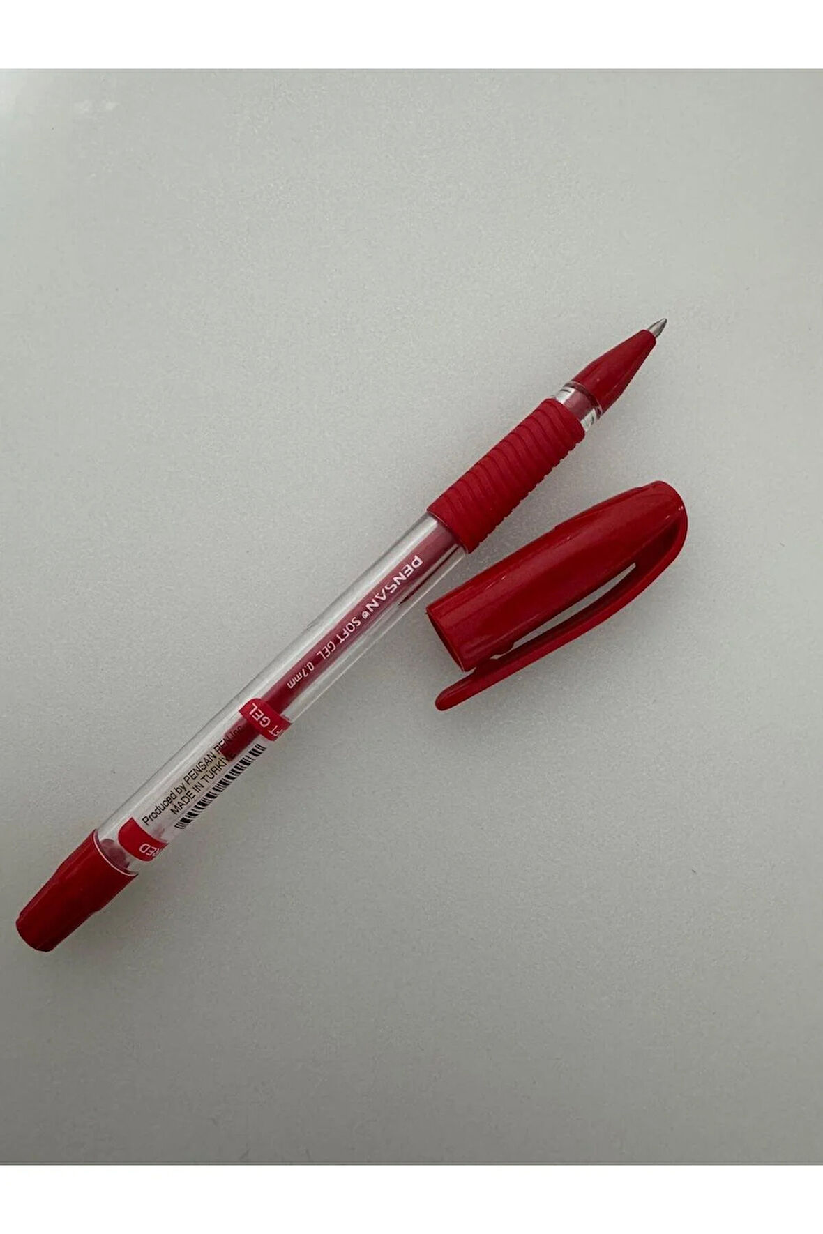 Tükenmez Kalem Soft Gel 0,7 MM Kırmızı (1 Adet)
