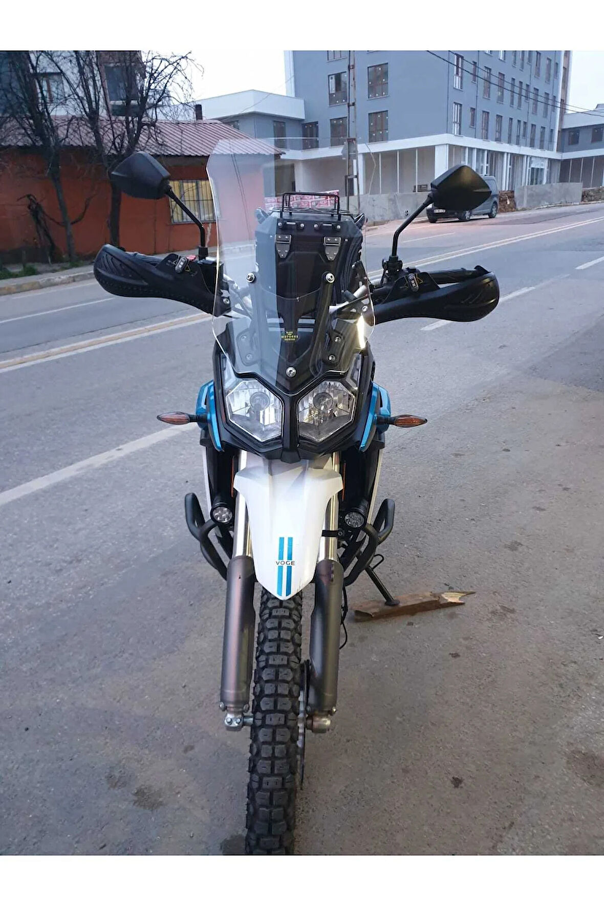 MOTOCAM Voge Rally 250 Siperlik Ön Cam 2022-2025 Model 51cm Şeffaf Renkli 4mm