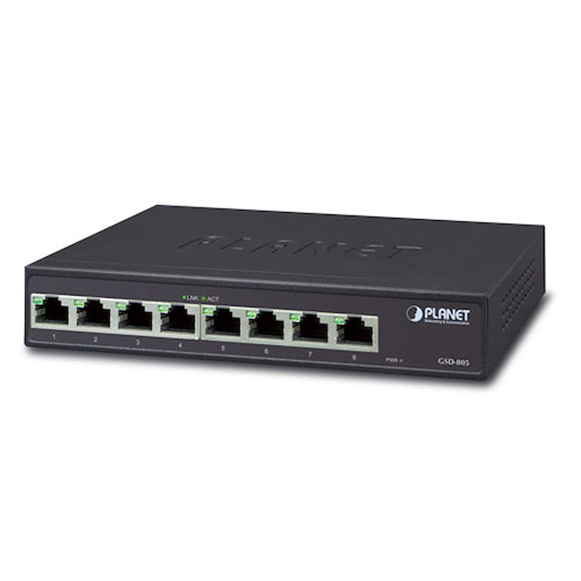 Yönetilemeyen Switch (Unmanaged Switch)&lt;br&gt;
8-Port 10/100/1000BASE-T&lt;br&gt;
Dahili güç adaptörü