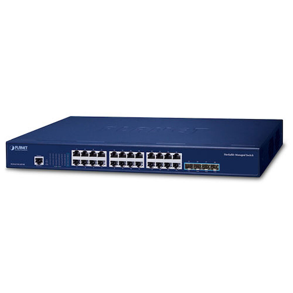 L3 Stack Edilebilir Yönetilebilir Switch (L3 Stackable Managed Switch)&lt;br&gt;24-Port 10/100/1000T&lt;br&gt;4-Port 10G SFP+