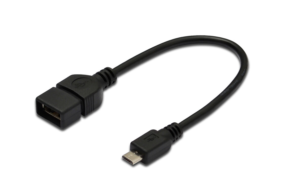 Beek USB On-The-Go (OTG) Kablosu, 0,20 metre, AWG 28, USB A, dişi - Micro USB B, erkek