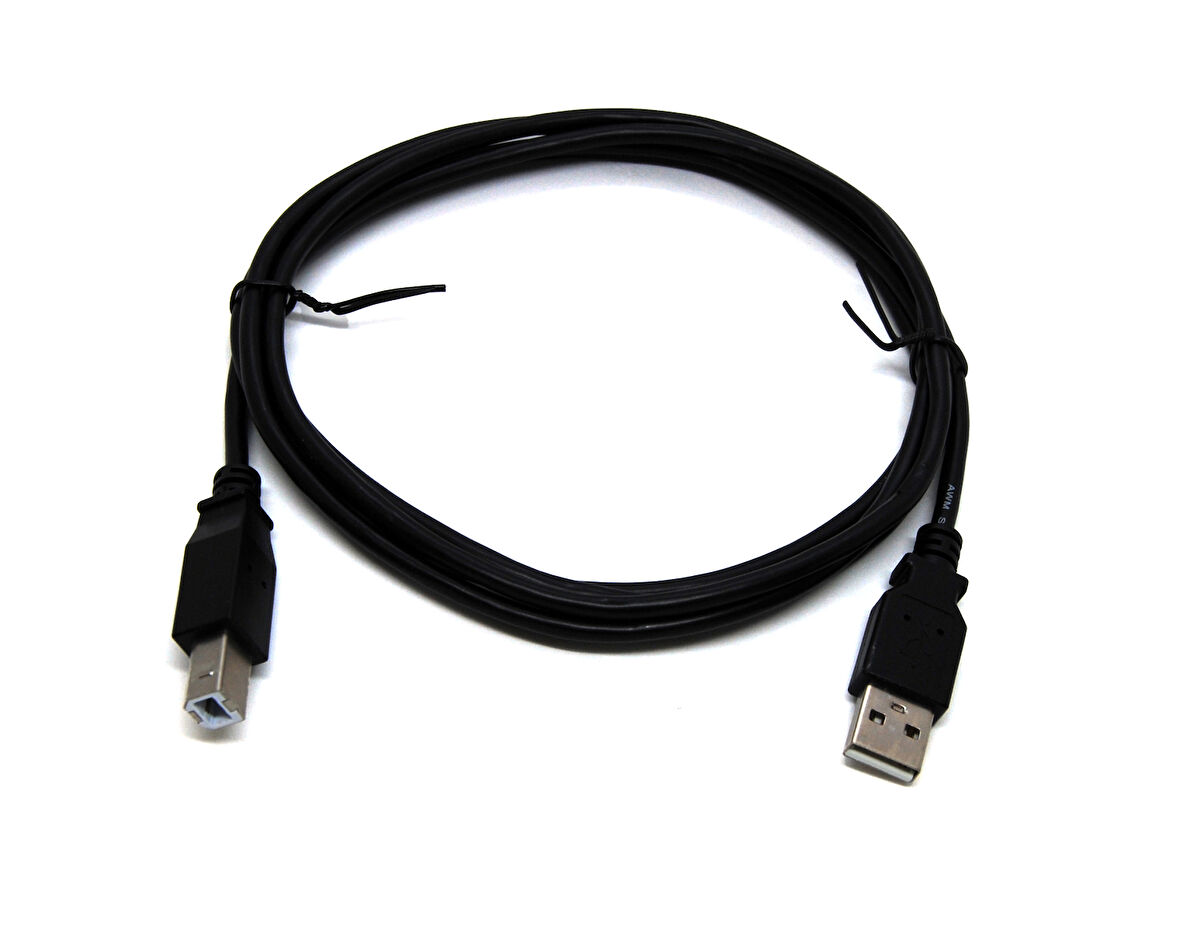 Beek USB 2.0 A Erkek / B Erkek, siyah renk, 1.8 metre&lt;br&gt;
Beek USB 2.0 A M TO B M, black,1.8M