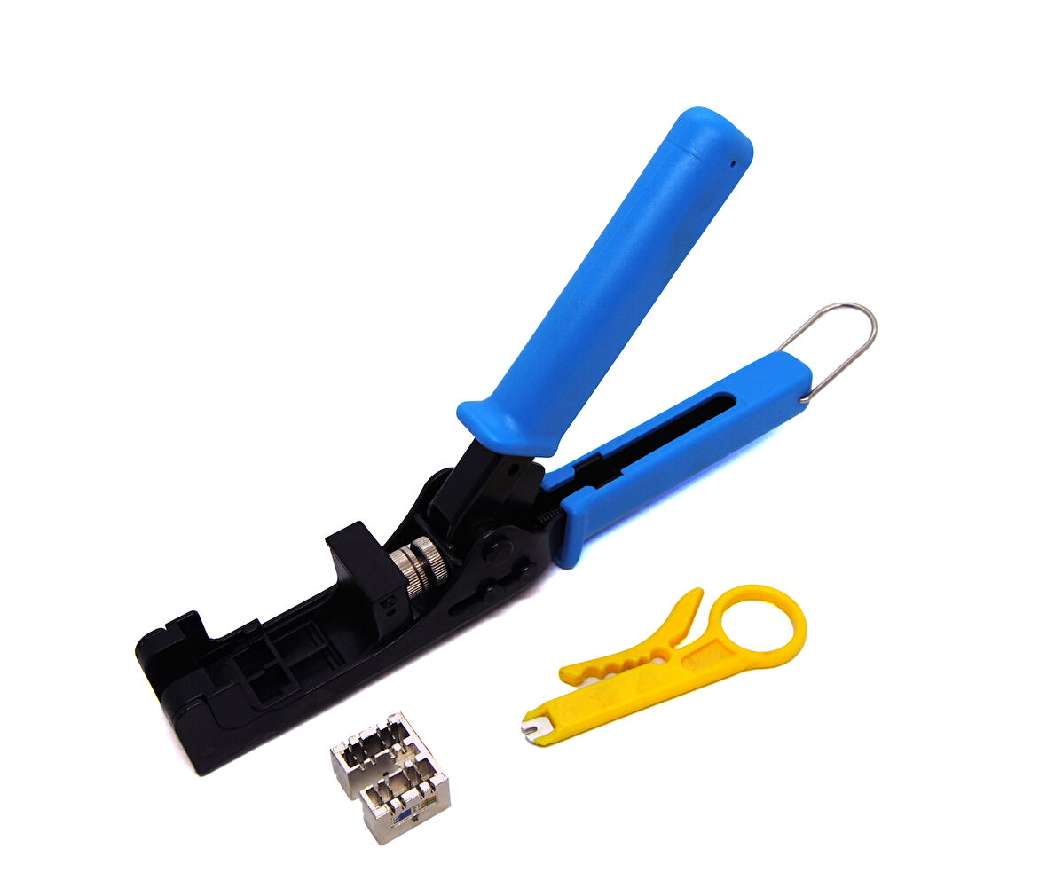 Beek BN-KJ6-U0 (BN-KJ6-U0-A (Turkuaz Renk), BN-KJ6-U0-B (Mavi Renk), BN-KJ6-U0-R (Kırmızı Renk), BN-KJ6-U0-WH (Beyaz Renk)) için Çok Telli LSA Çakma Aleti&lt;br&gt;
Beek Multi-wire LSA punch down tool