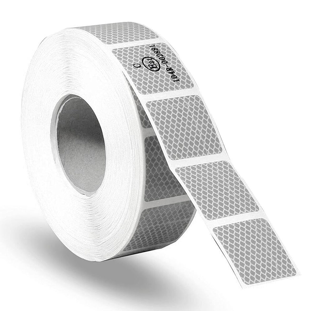 Tüvtürk Onaylı Reflektörlü Reflektif Fosforlu Şerit Bant Kesikli Reflektör 5mt Beyaz