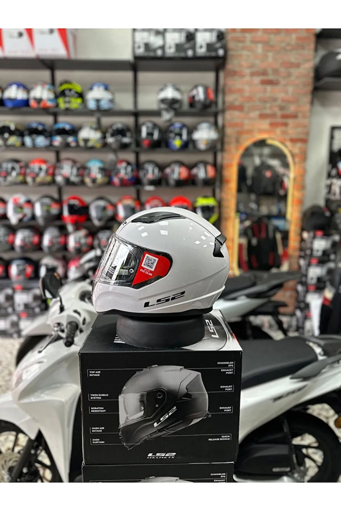 Rapid 2 Beyaz Kask Uyumlu