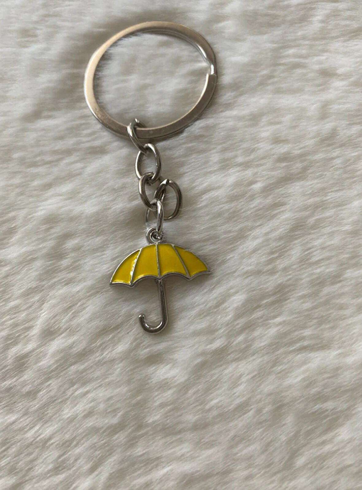 yellow umbrella anahtarlık