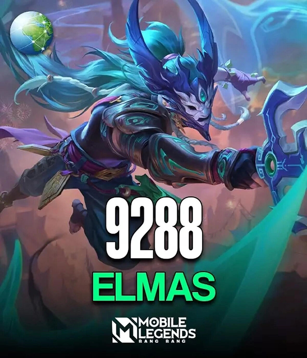 Mobile Legends Bang Bang 9288 Elmas Global ve TR