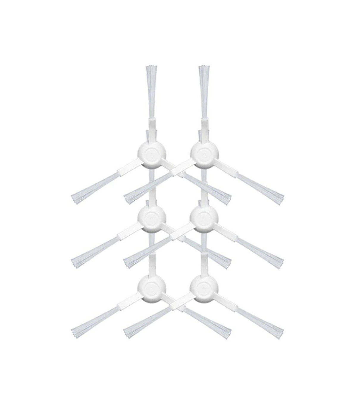 Xiaomi Mop Pro STYJ02YM (Beyaz) Uyumlu Yedek Yan Fırça-6 Adet