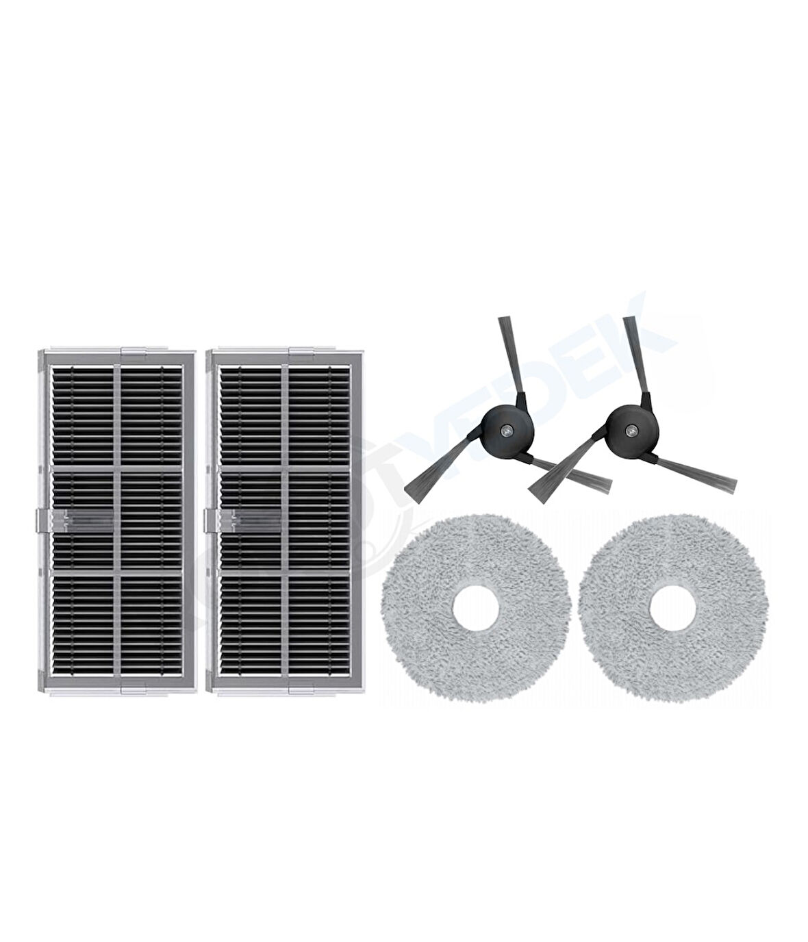 Dreame X40 Ultra L40 Ultra Uyumlu Hepa Filtre Yan Fırça Mop-6 Parça