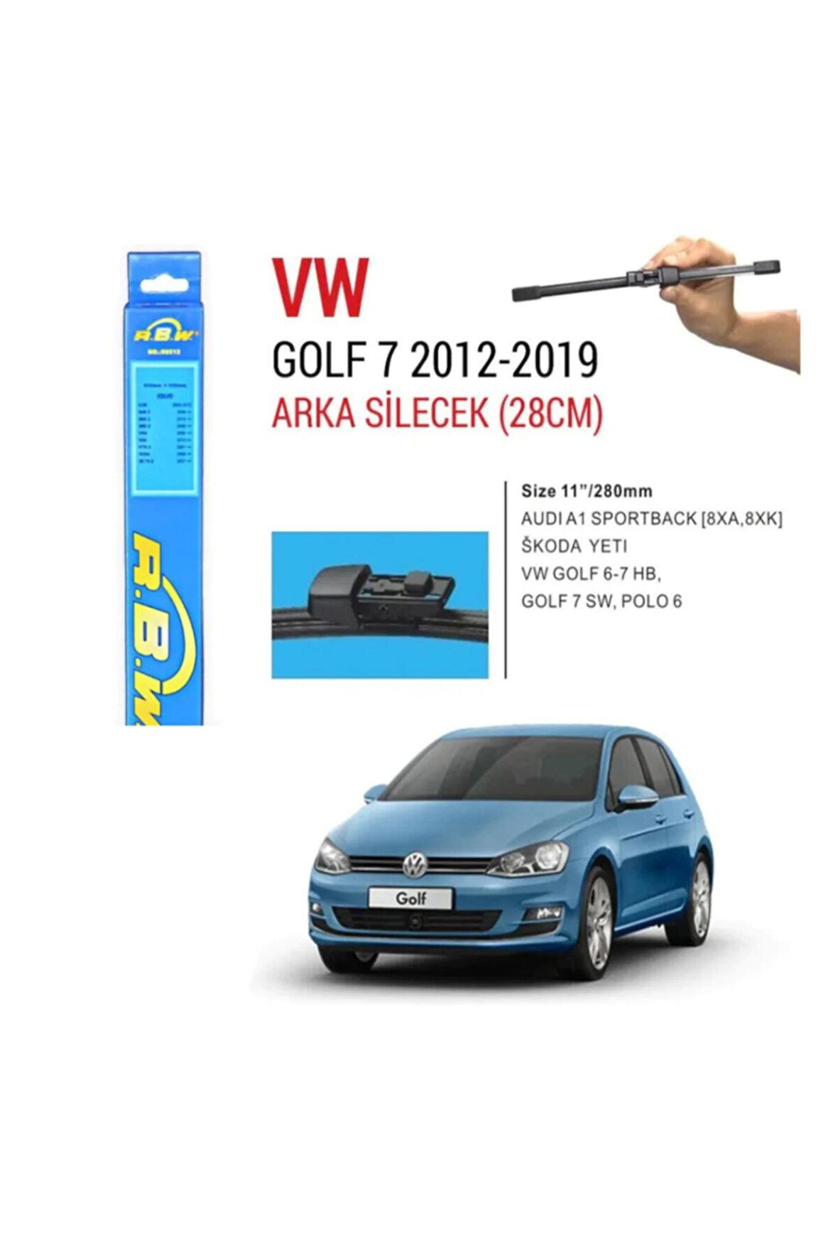 Vw Golf 7 Arka Silecek (2012-2020)