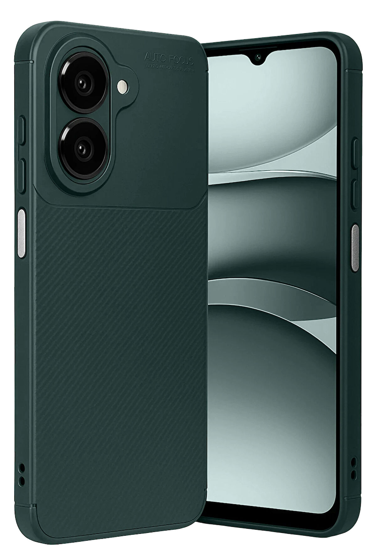 Xiaomi Redmi A5 4G Kılıf Karbon Görünümlü Silikon Azn-FcsKrbn