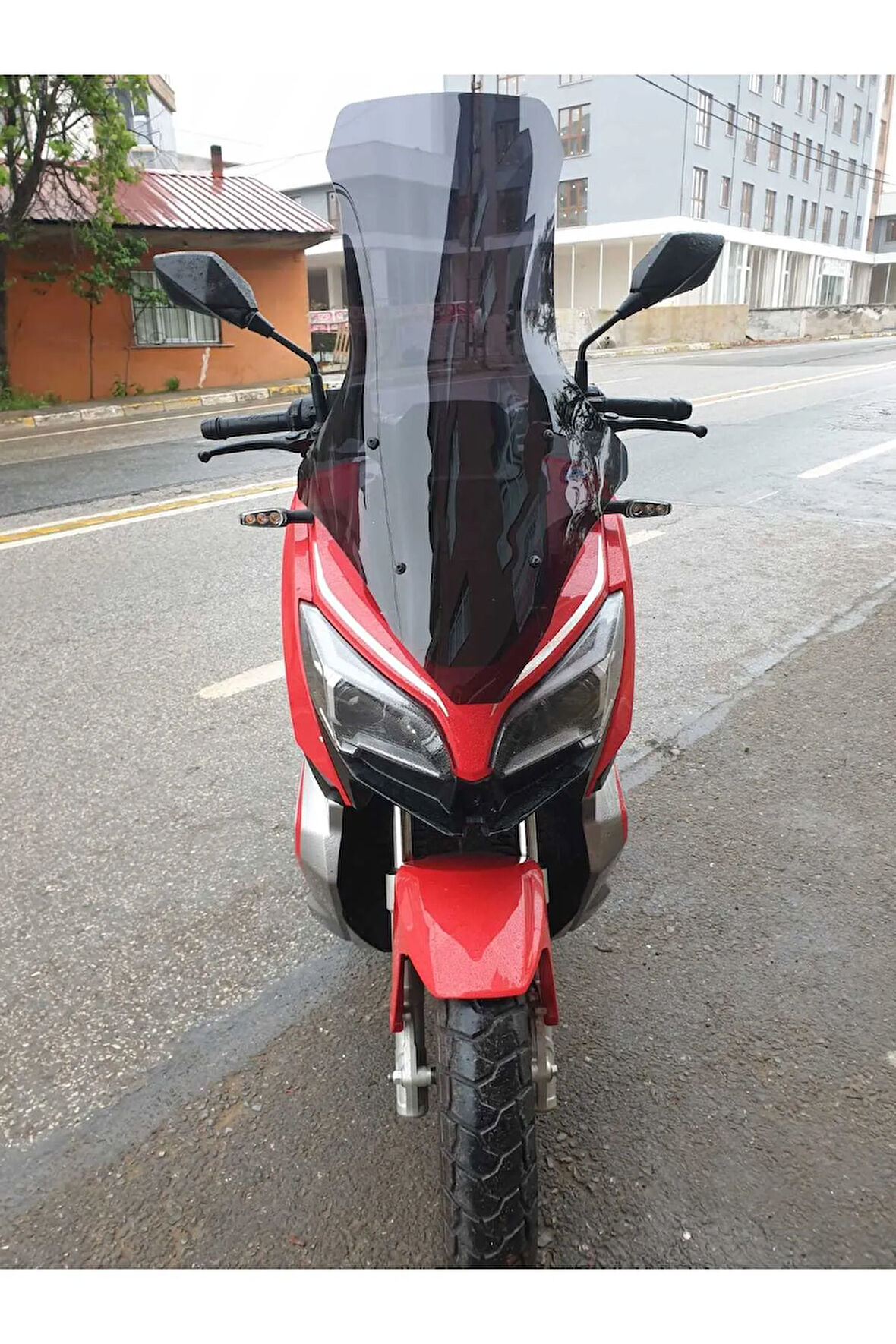 RKS Reale 125 Siperlik Ön Cam 2023 2024 Model 78cm Siyah Renkli 4mm UZUN CAM