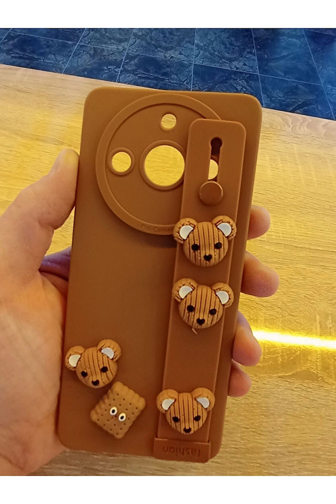 Realme 11 Pro Uyumlu Bobby Kapak El Tutmalı Kamera Korumalı Kılıf