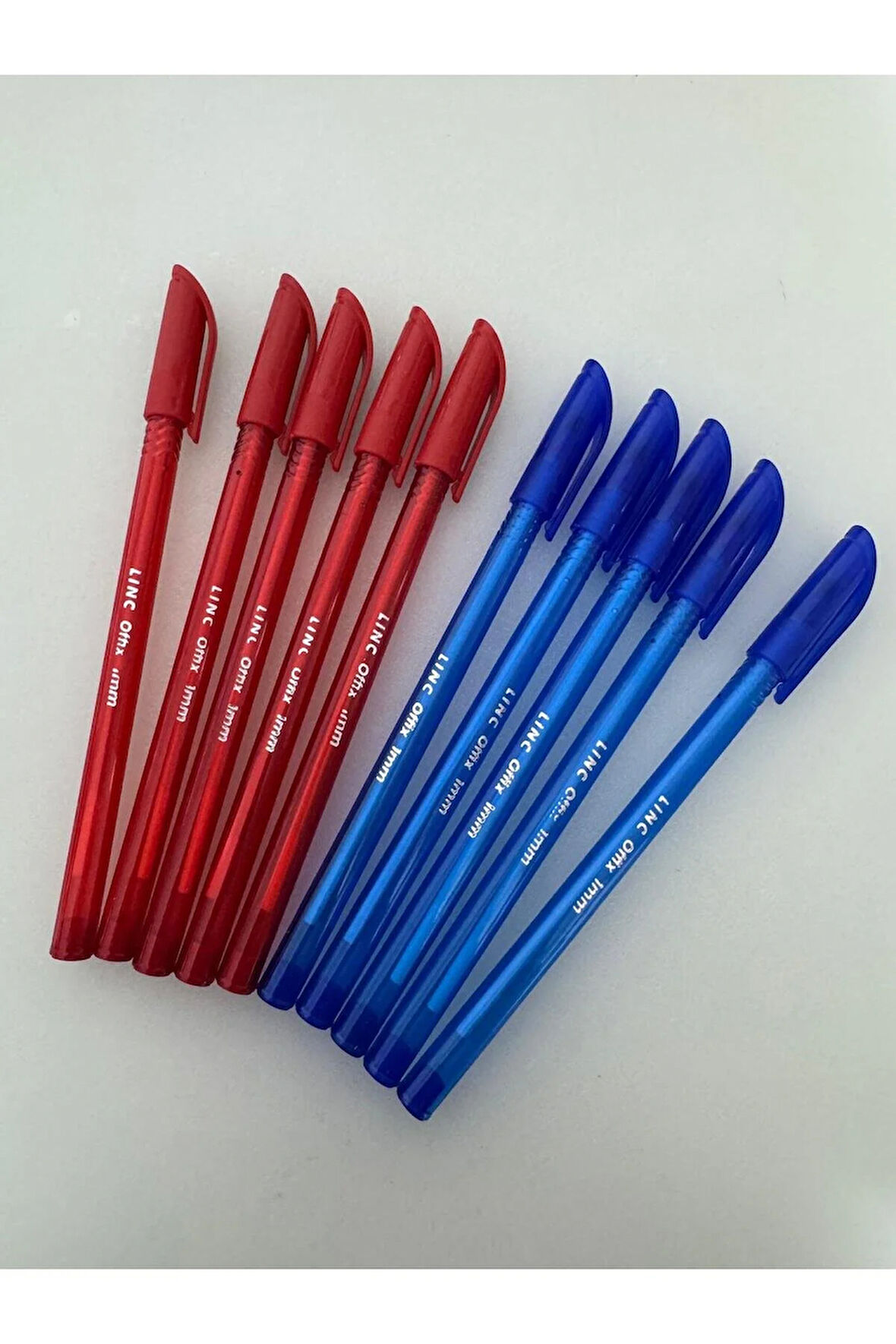 Silka Lınc Tükenmez Kalem 1 MM 5 Kırmızı 5 Mavi (10 Adet)