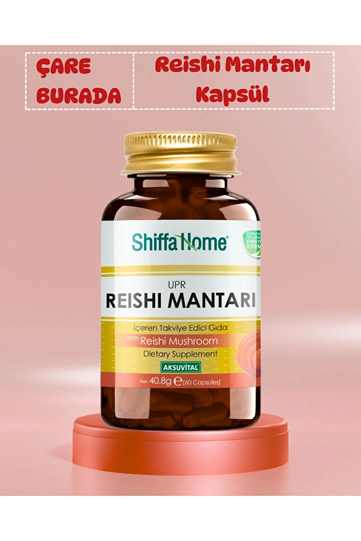 Reishi Mantarı Kapsül 60 Adet