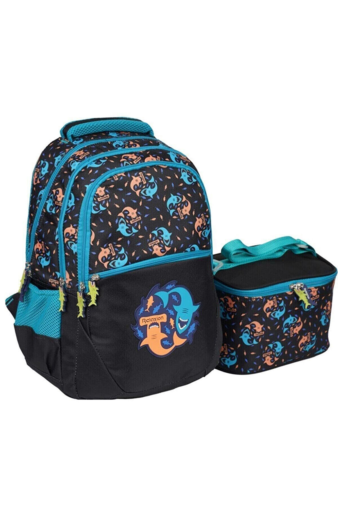 İlkokul Için Sırt Çantası Çanta KÖPEKBALIĞI-SHARK