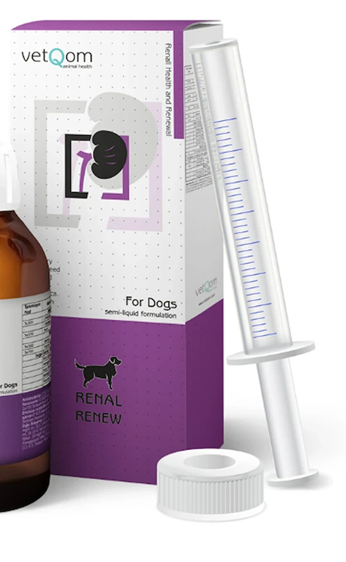Vetqom Köpek Renal Renew Böbrek Sağlığı 120 ml.