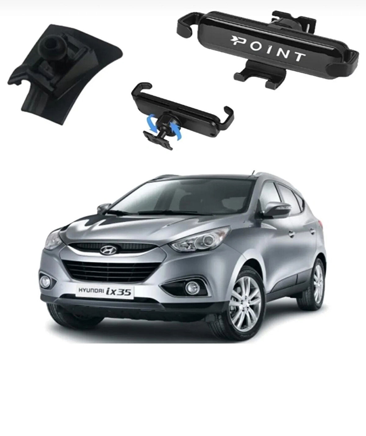 Point Hyundai İX35 Telefon Tutacağı Araca Özel 2010-2015 onta26