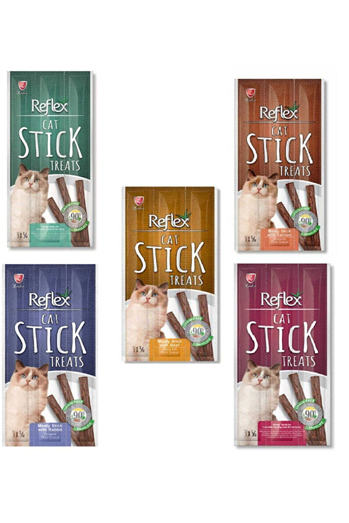 Stick Kedi Ödülü 3x5 Gr 5 Paket
