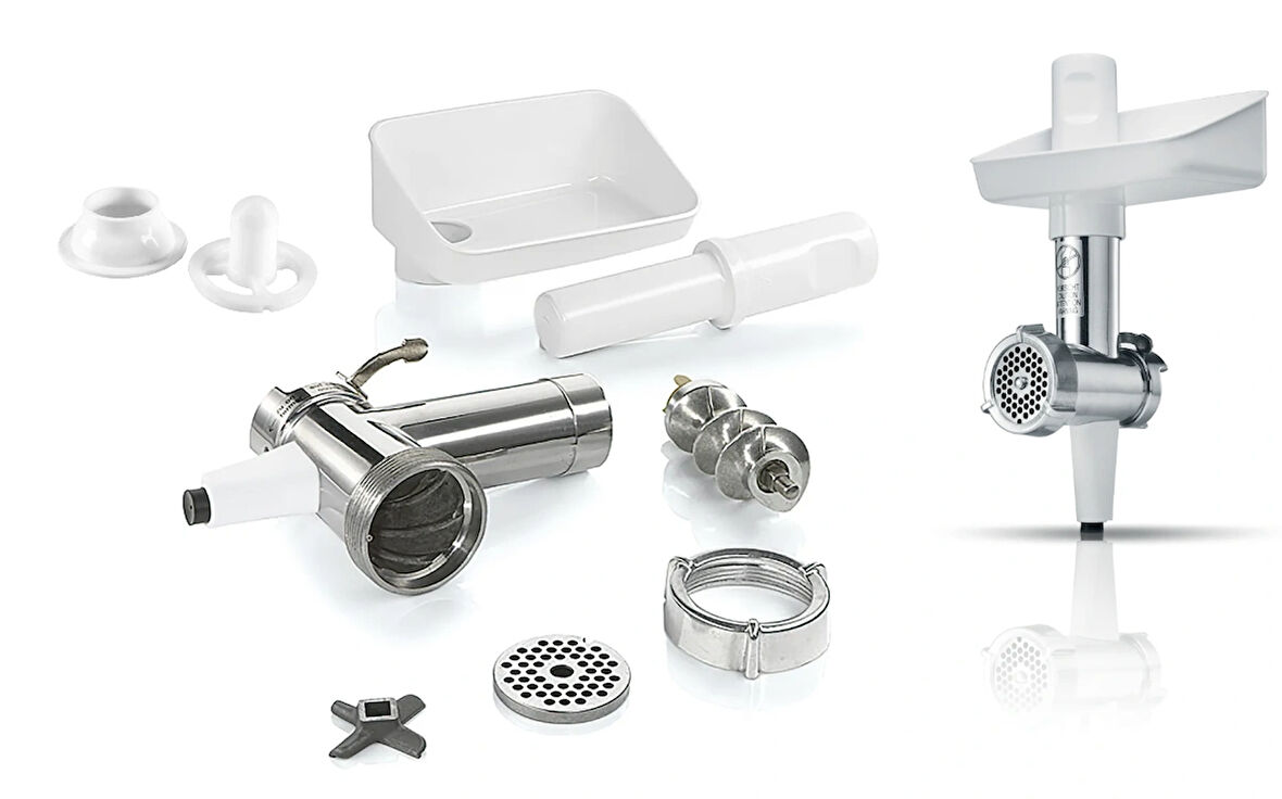 Bosch mum 5 Ve 4 Serilerine Uygun Hamur Yoğurma Makineleri Için Kıyma ve Içli Köfte Aparatı