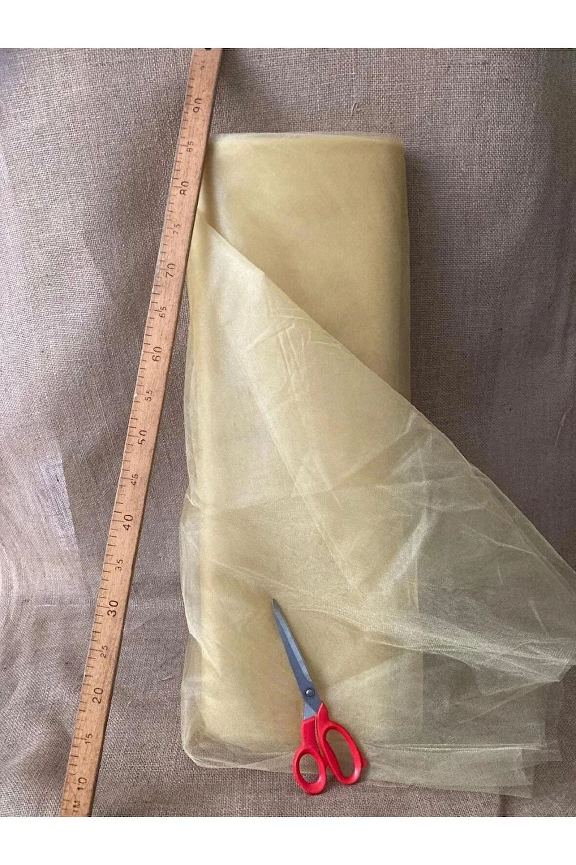 Kristal Tül Pembe 10 Metre Süsleme Tülü Eni 3 Metre Boyu 10 Metre