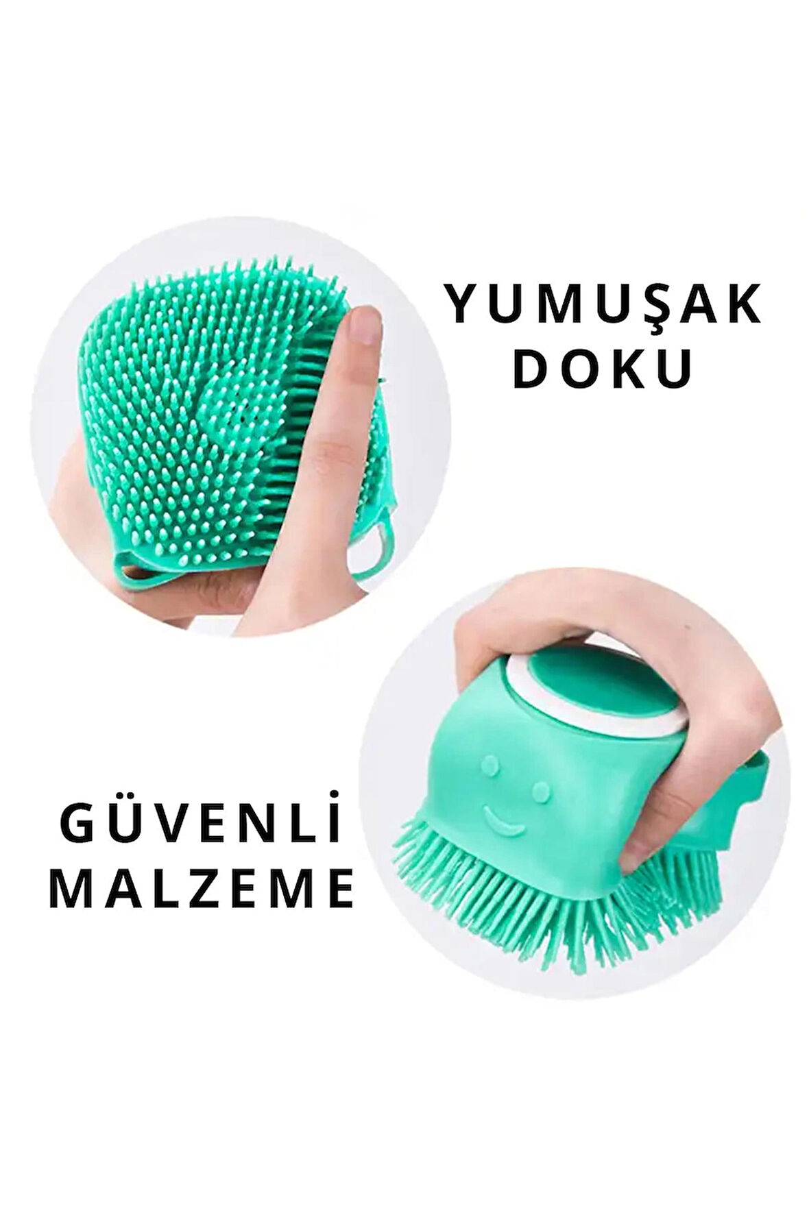 Şampuan Hazneli Kedi Köpek Yıkama Kesesi