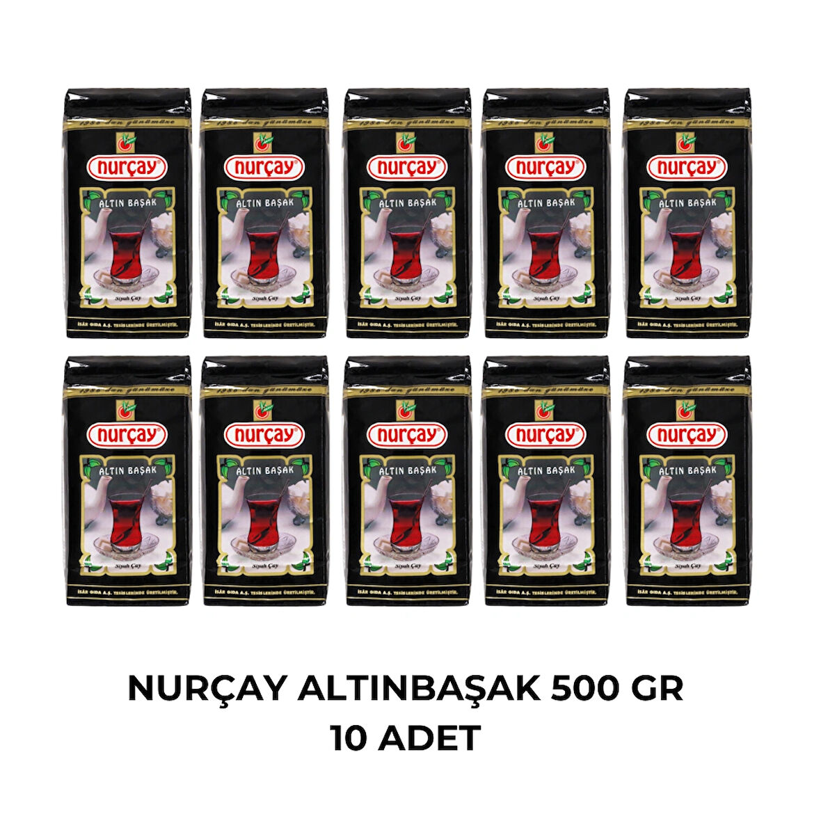 Nurçay Altınbaşak Çay 500 gr x 10 Adet