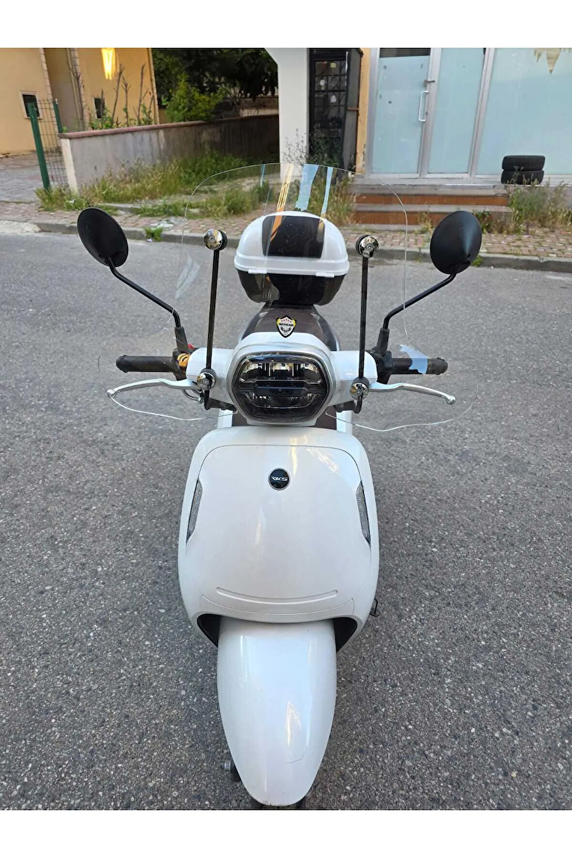 MOTOCAM RKS VPS 125 Siperlik Ön Cam 2022-2025 Model 42cm Şeffaf Renkli 4mm