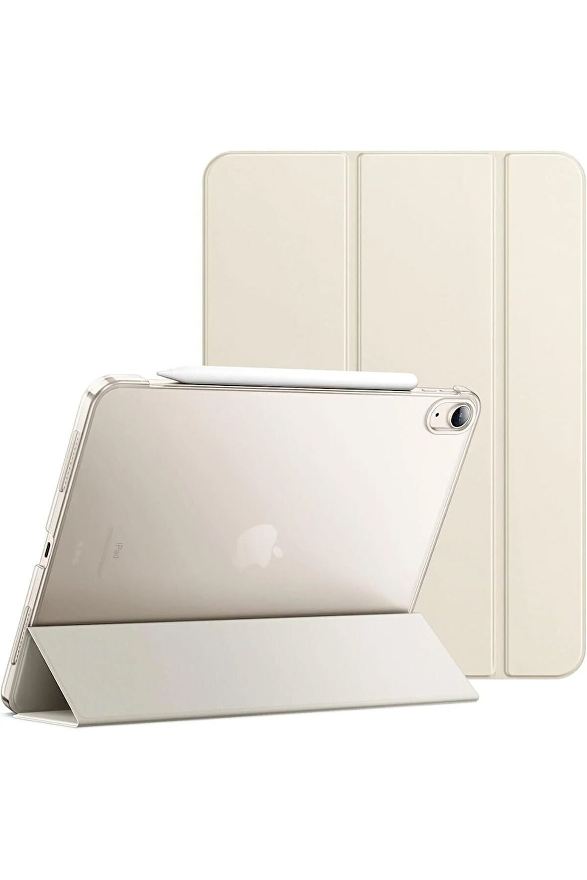 İpad 11.Nesil A16 A3354 /A3355 /A3356 İle Uyumlu Uyku Modlu Yatay Standlı Sert Smart Tablet Kılıfı