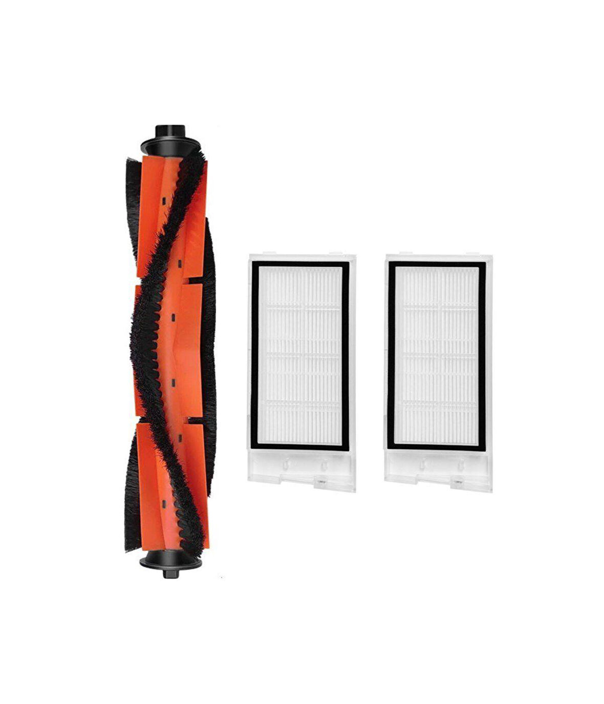 Roidmi Eve Vacuum Mop Uyumlu Yedek Ana Fırça ve Hepa Filtre-3 Parça