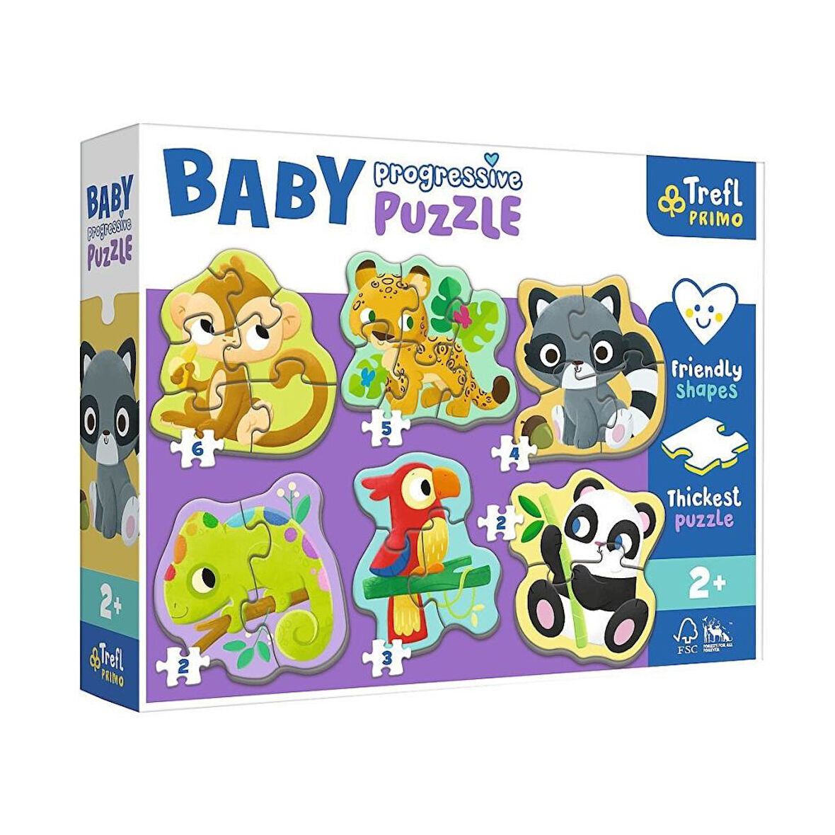 PUZZLE-44005 Egzotik Hayvanlar Baby Puzzle