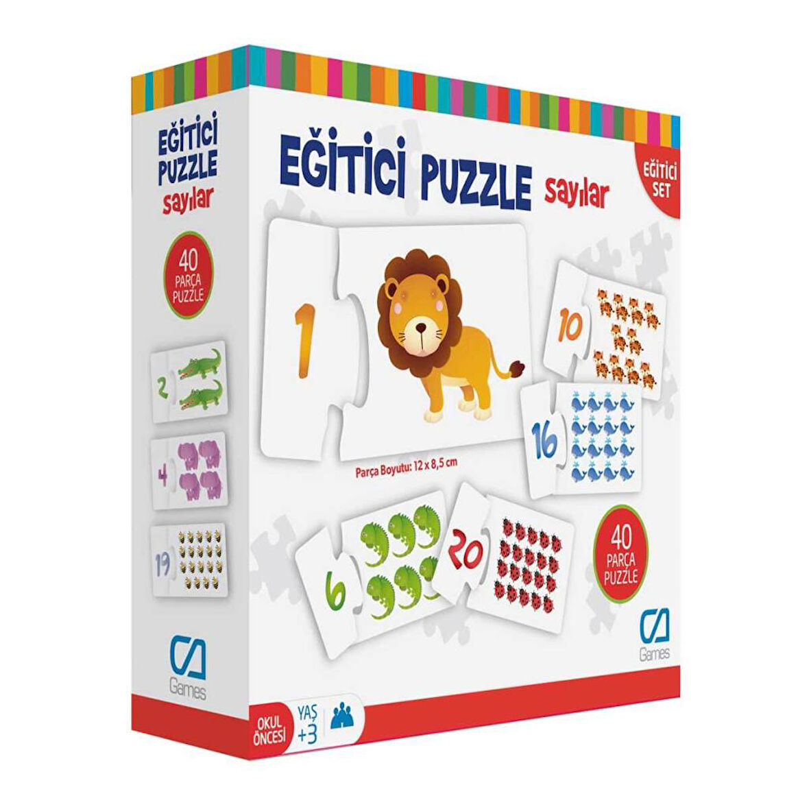 Nessiworld Games Eğitici Puzzle Sayılar 40 Parça 5031