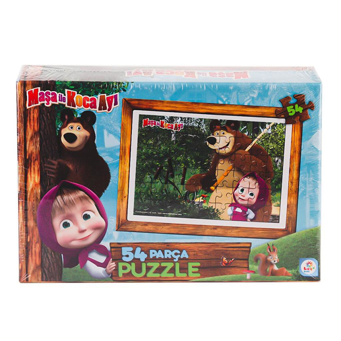 MS7965 Masha ve Koca Ayı 54 Parça Puzzle -Laçokids