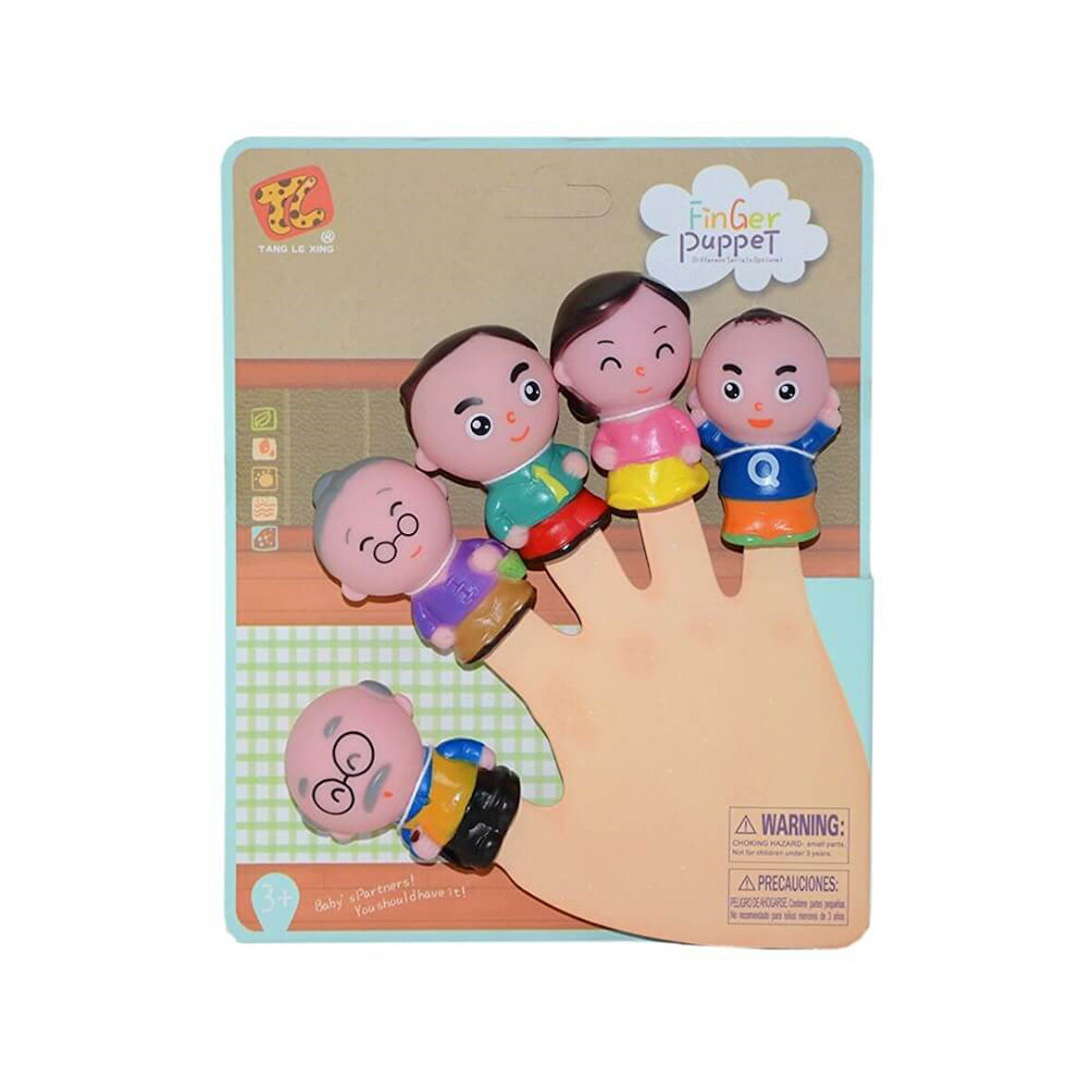 Finger Puppet İnsan Figürlü Parmak Kuklası