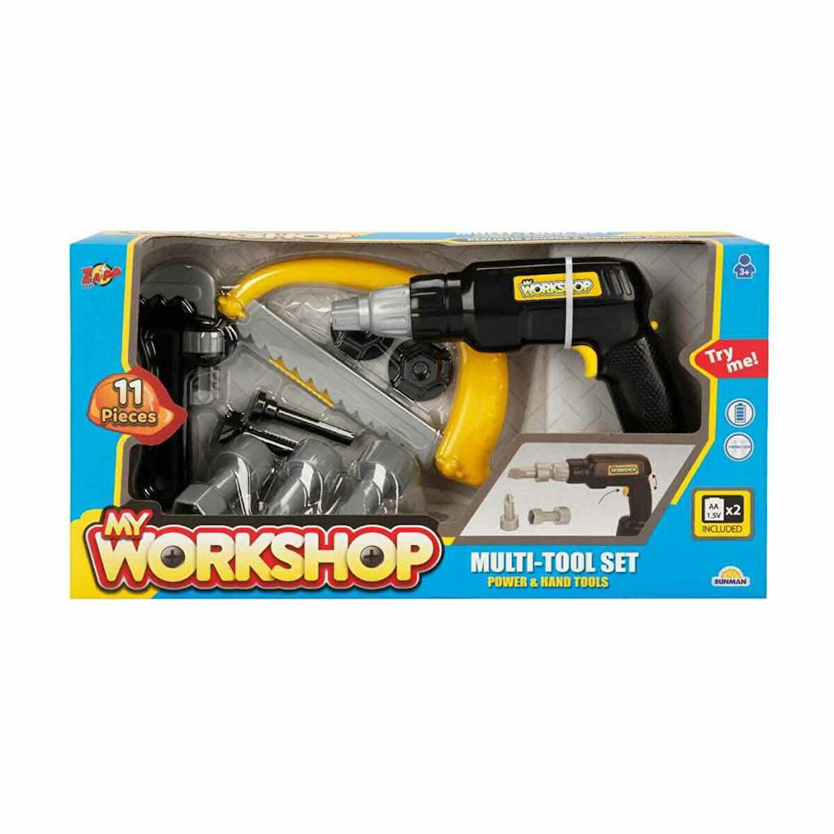 NessiWorld 4622 Zapp Toys My Workshop Elektronik Tornavida Tamir Seti 11 Parça