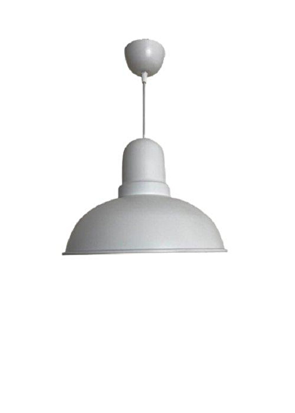 Rsylight Retro Dekoratif Tekli Beyaz Rustik Metal Sarkıt Avize 33 Cm 