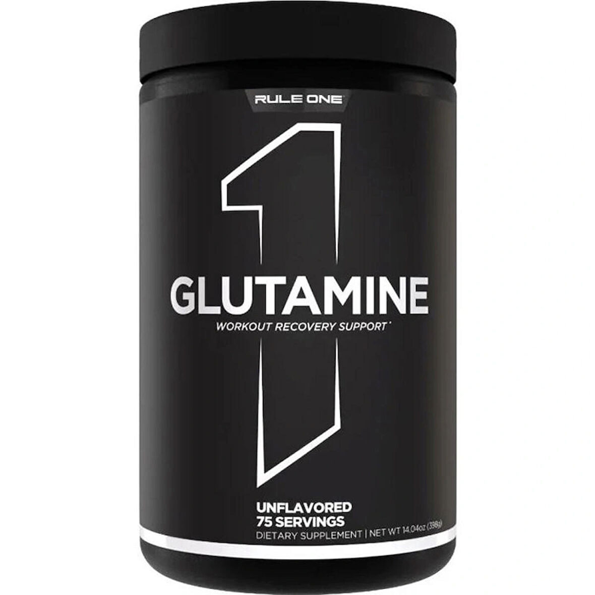 Rule1 R1 %100 micronized Glutamine 75 Serv Unflavored, 398g