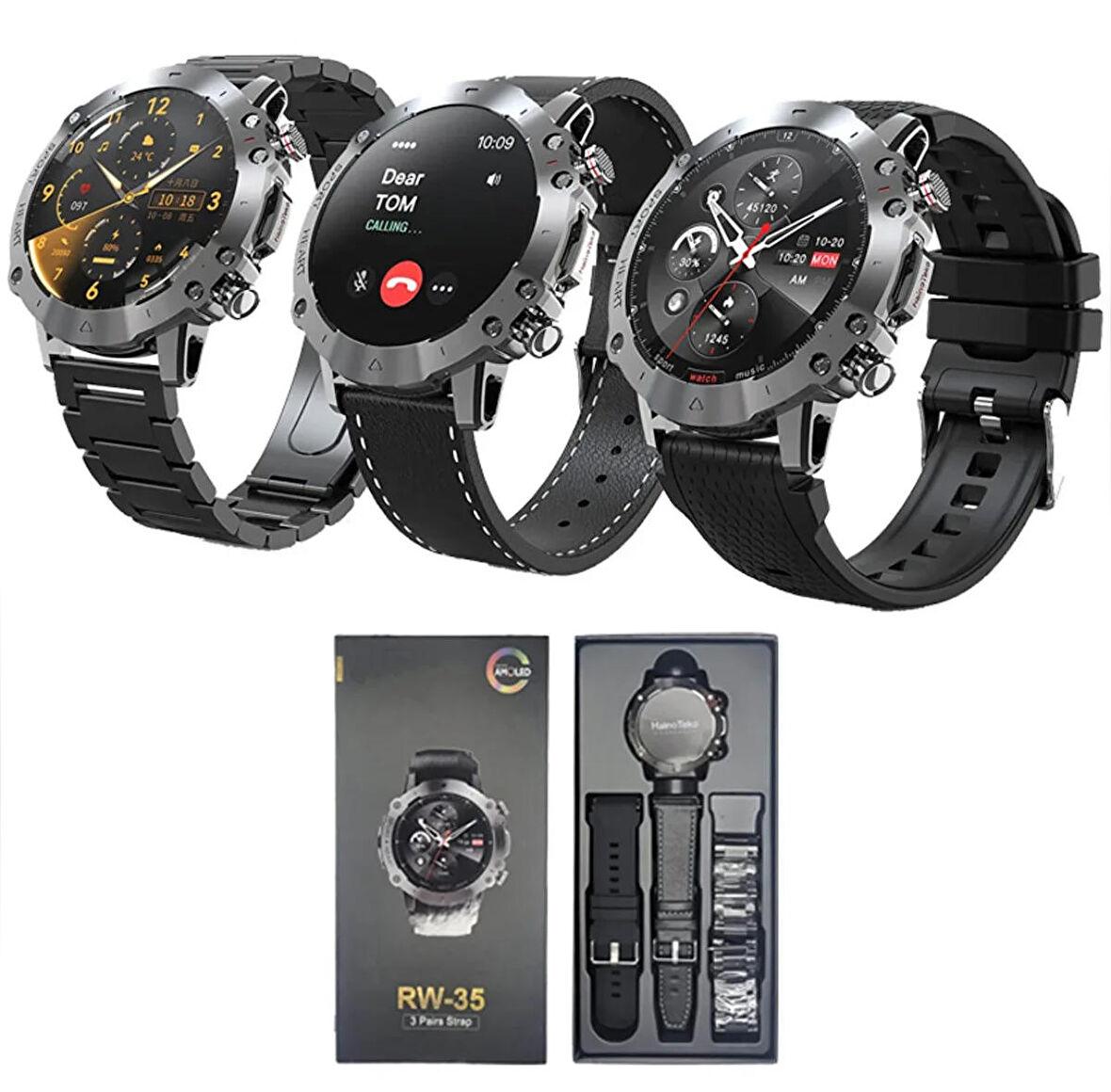 General Mobile Tüm Modellerle Uyumlu Smart Watch HainoTeko RW35