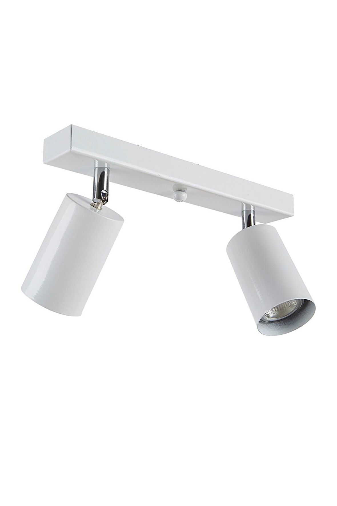 Rsylight Metal Dekoratif Mafsallı Modern Beyaz 2Li Spot Avize 