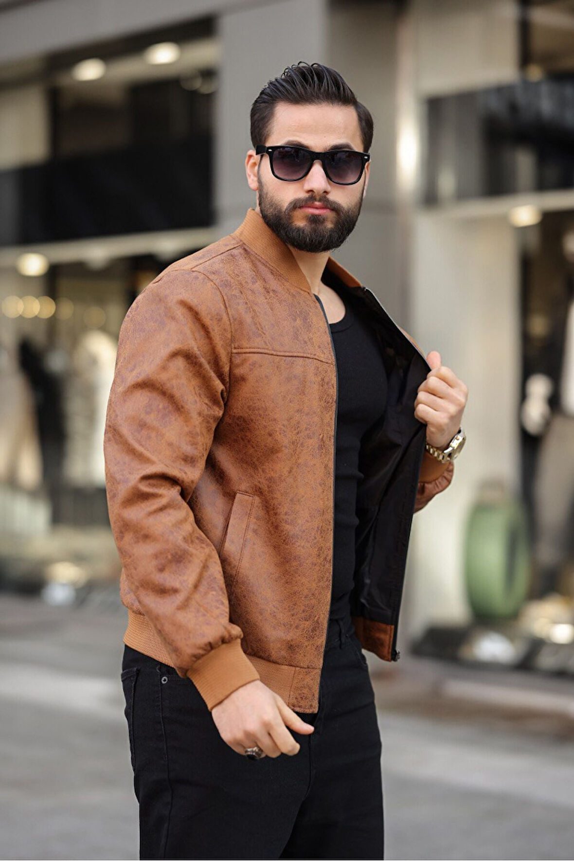 Erkek Süet Kolej Ceket