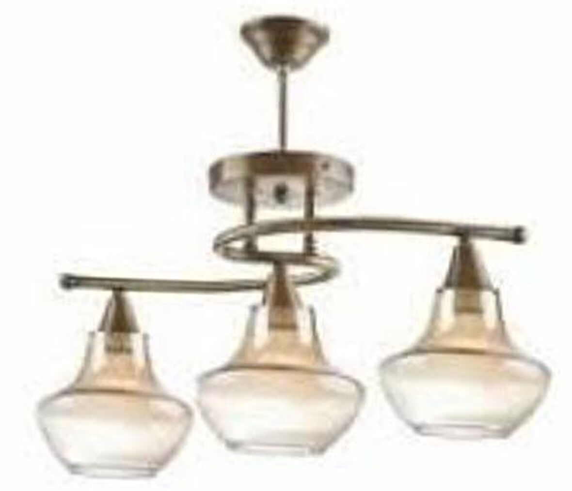 Rys Retro Eskitme Dekoratif Bal Camlı Tavan Plofyoner Avize