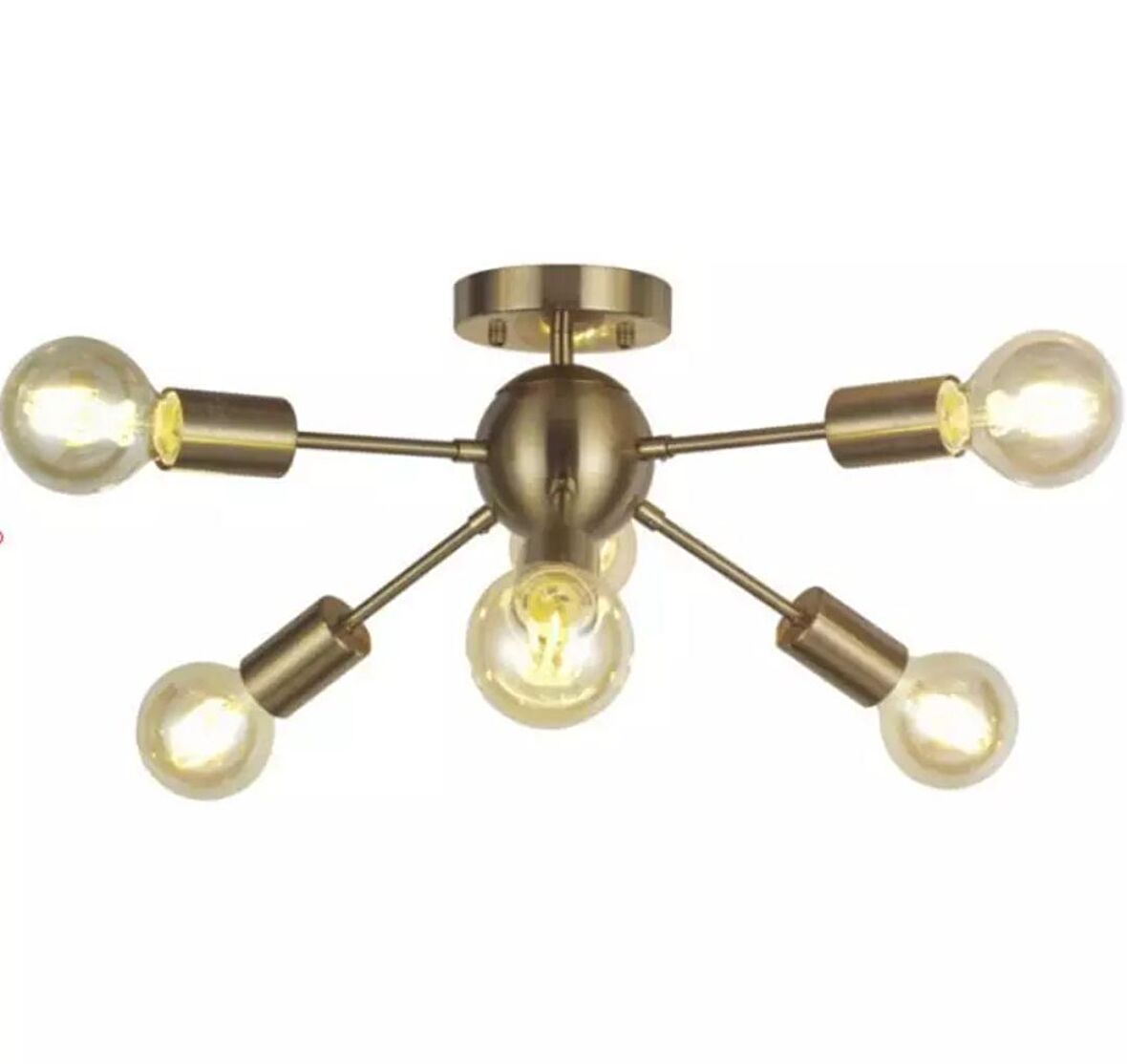 Rys  Retro Eskitme Kaplama 6Lı Dekoratif Tavan Plofyoner Avize