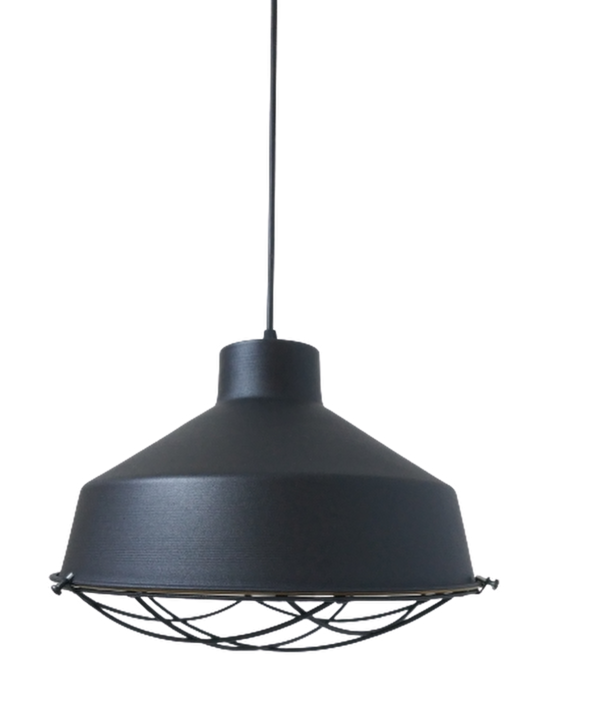 Rys Retro Metal Siyah Dekoratif Kafesli Siyah İçi Siyah Kafe Mutfak Avize Çap:30 cm