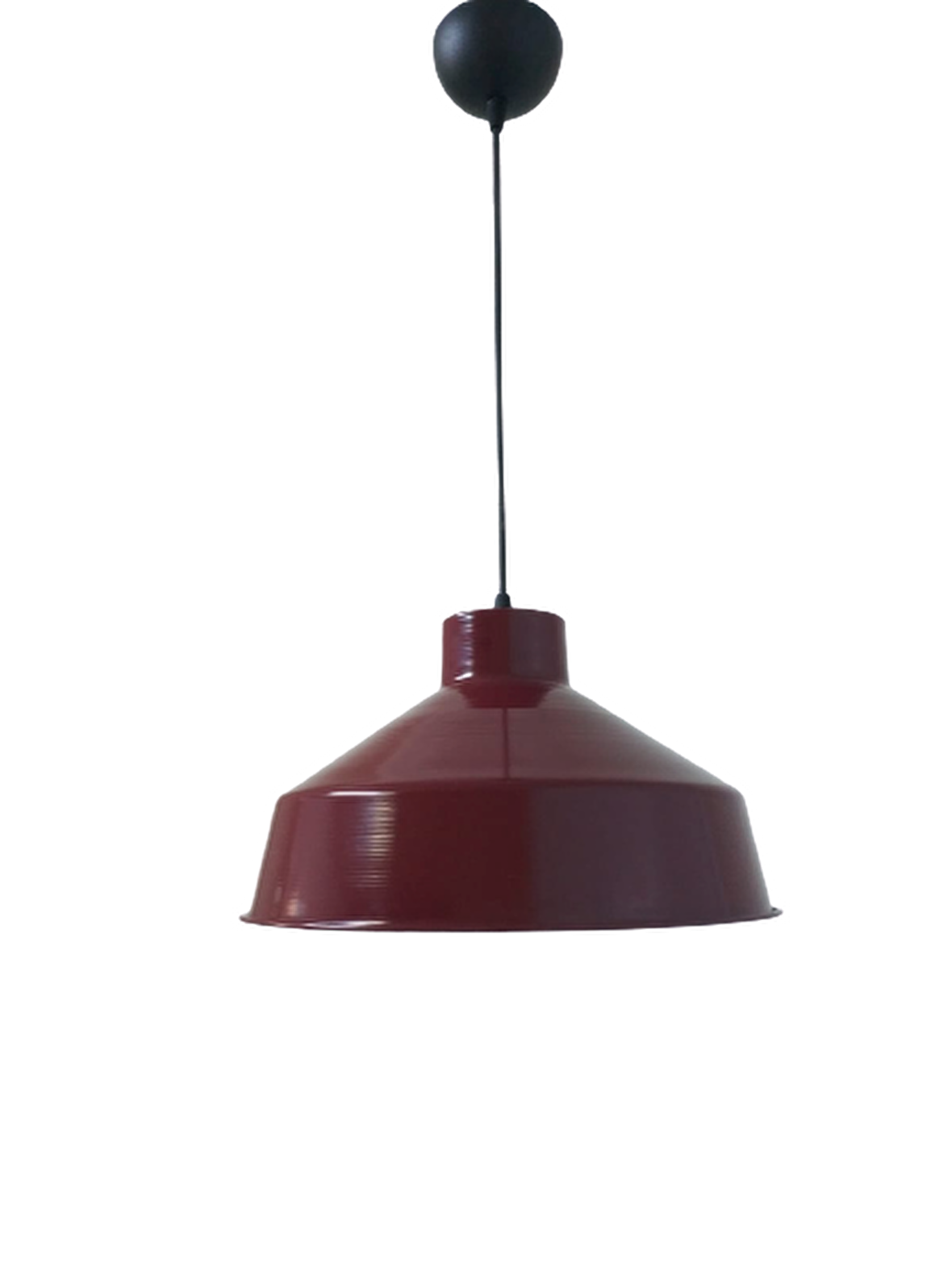 Rys Retro Metal Bordo Dekoratif Ruktik Tekli Sarkıt Kafe Mutfak Aydınlatma Çap:30 cm