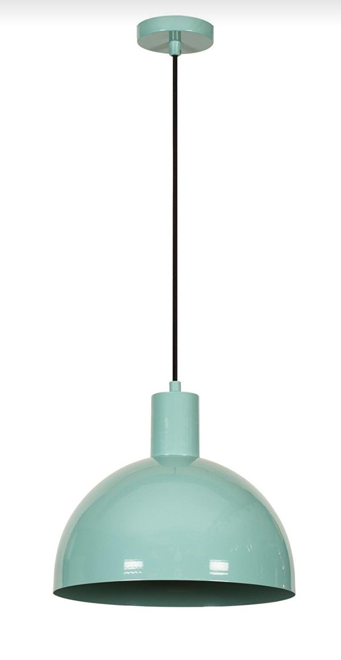 Rys Retro Metal Dekoratif Metal Kafe Mutfak Rustik Su Yeşili Sarkıt Avize Çap:30 cm