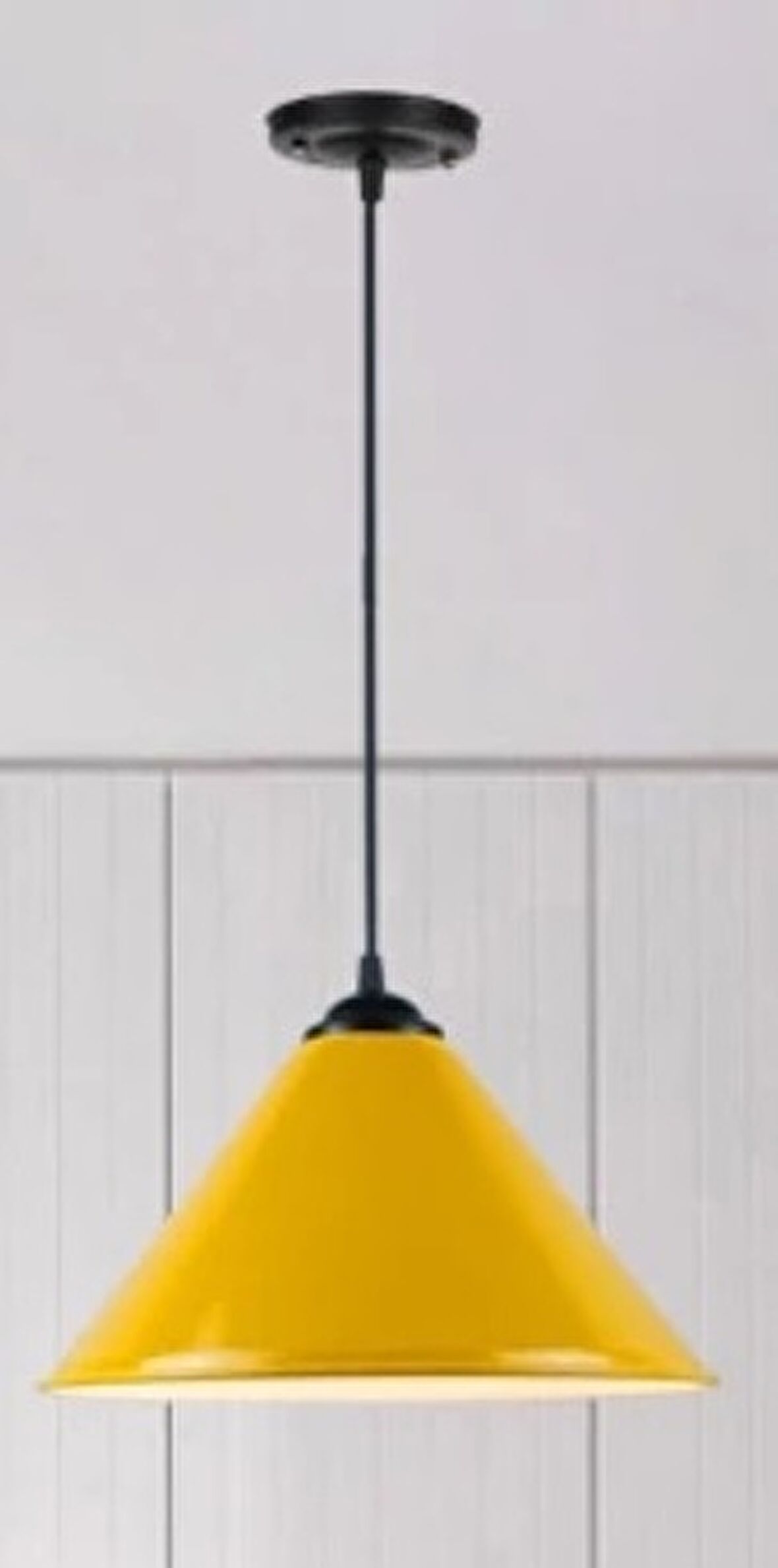 Rys Retro Metal Dekoratif Rustik Kafe Mutfak Aydınlatma Sarı Tekli Sarkıt Avize Çap:30 Cm