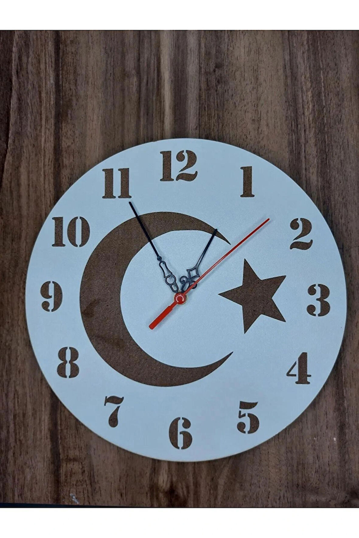 Türk Bayrağı Duvar saati