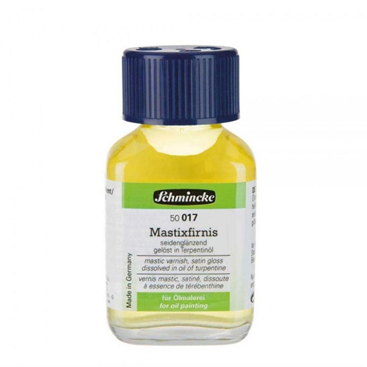 Schmincke Mastic Varnish Satin Gloss dissolved inoil of turpentin 017 60ml